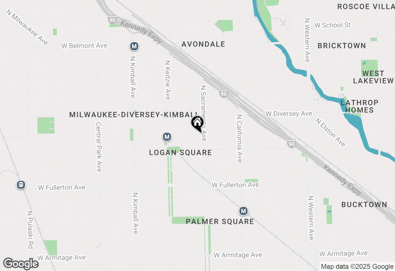 Map of 2639 N Whipple Street #2, Chicago, IL 60647