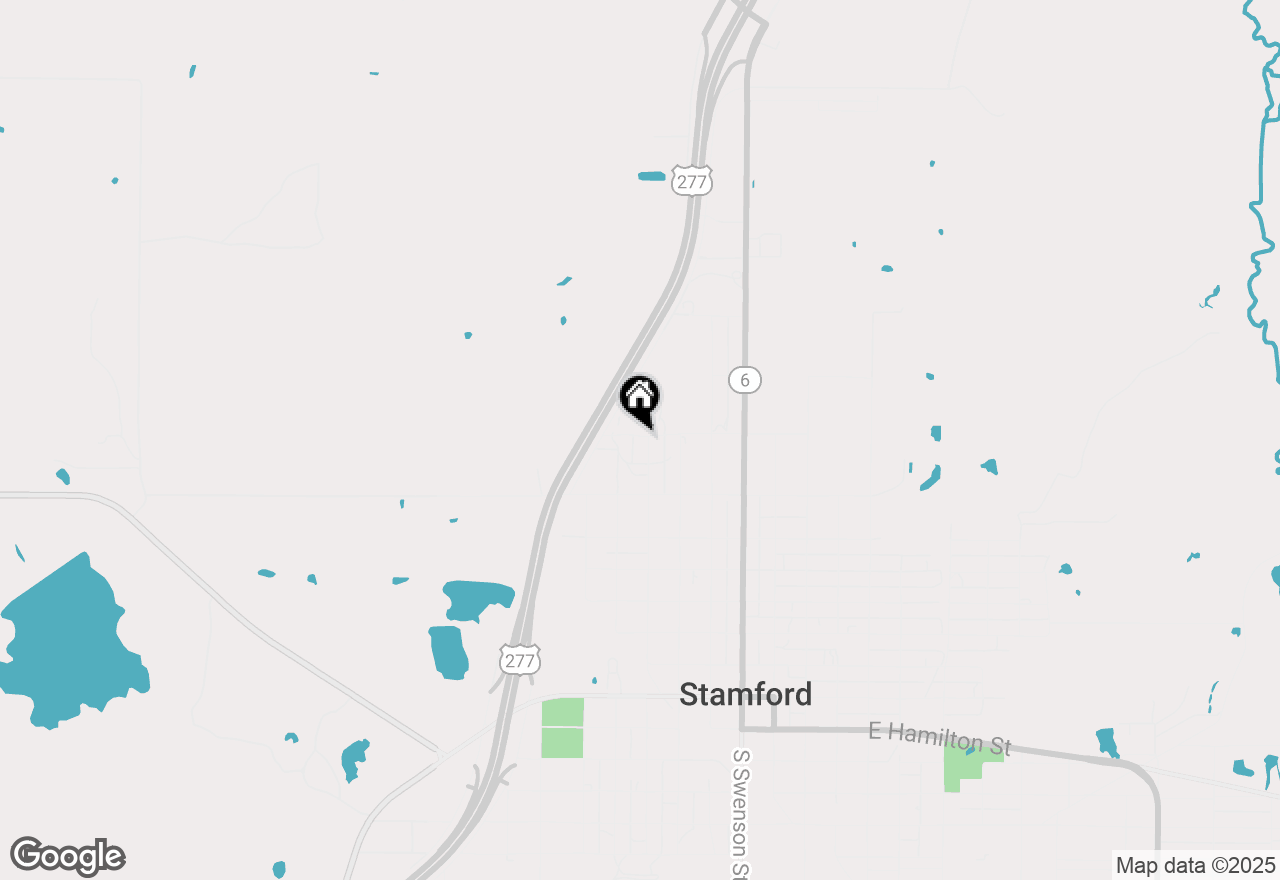 Map of 401 W Winburn, Stamford, TX 79553