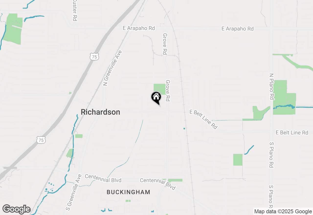 Map of 520 E Tyler Street, Richardson, TX 75081