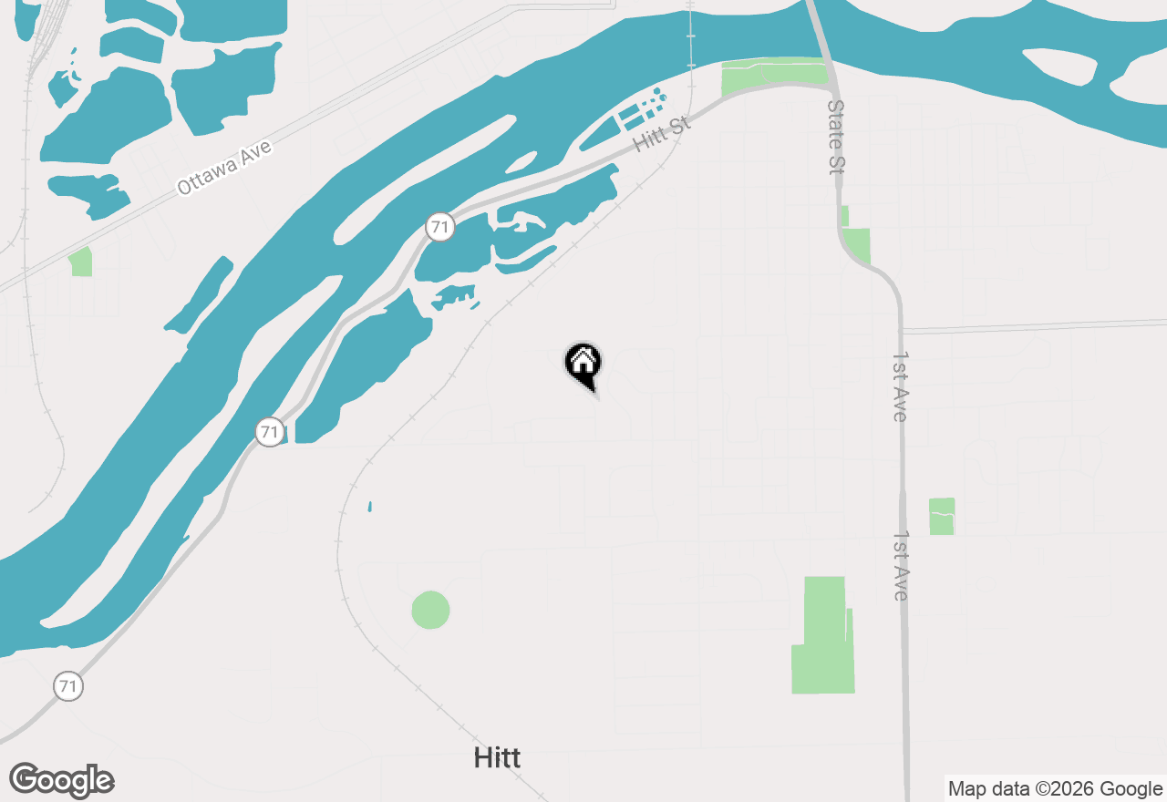 Map of 849 Luke Street, Ottawa, IL 61350
