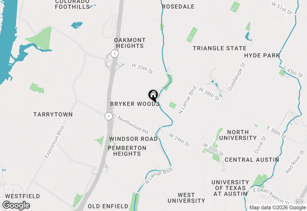 Map of 3107 Harris Blvd, Austin, TX 78703