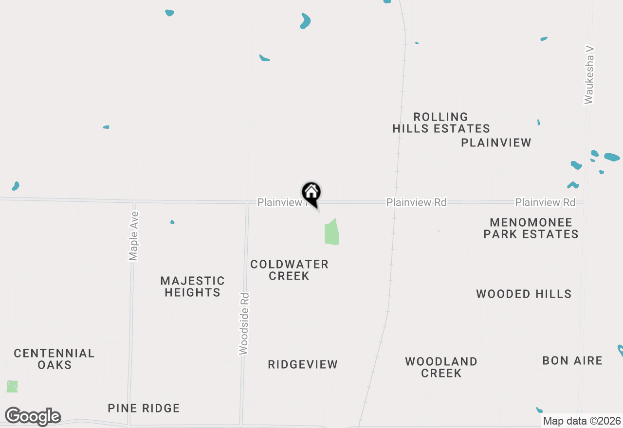 Map of W231N7953 Martin Ct, Sussex, WI 53089