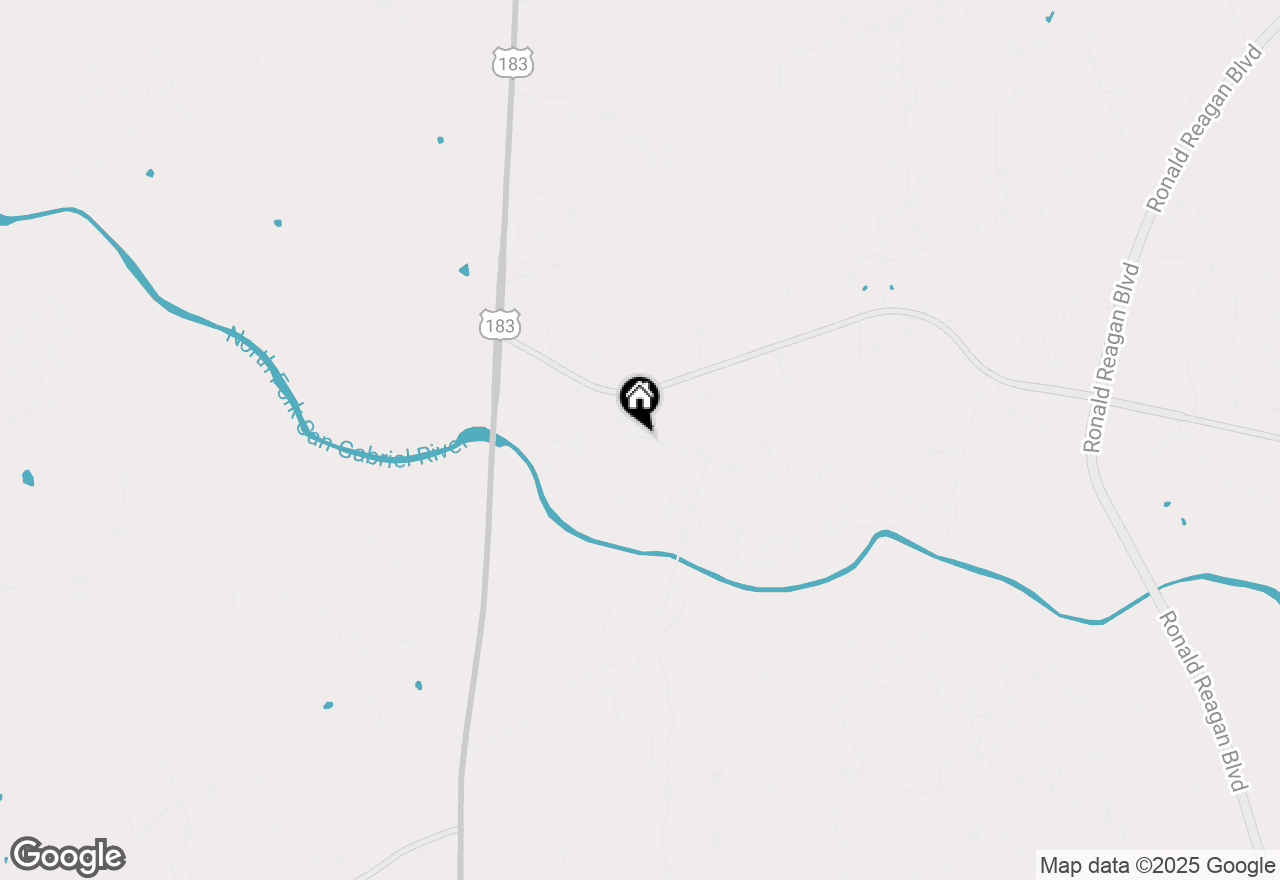 Map of 1233 County Road 257, Liberty Hill, TX 78642