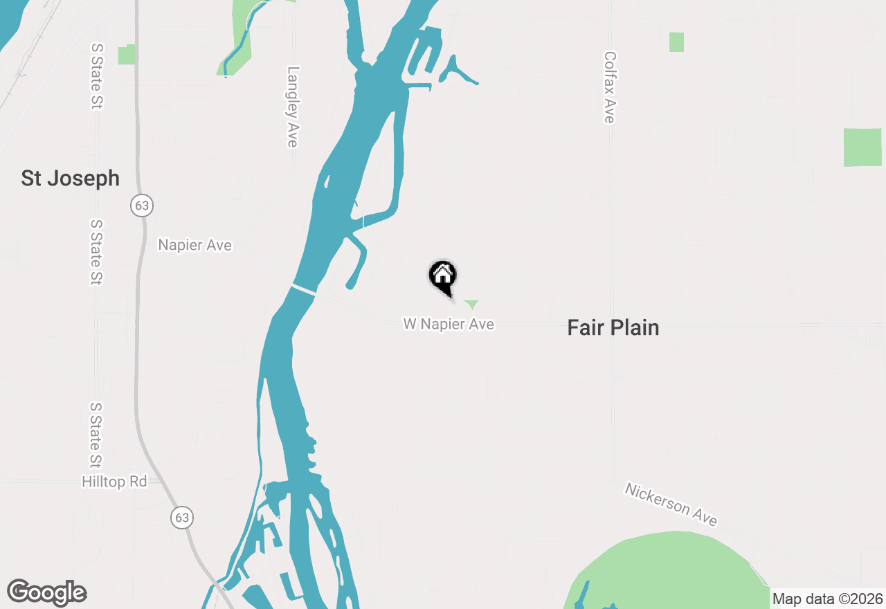 Map of 530 Montezuma Road, Benton Harbor, MI 49022