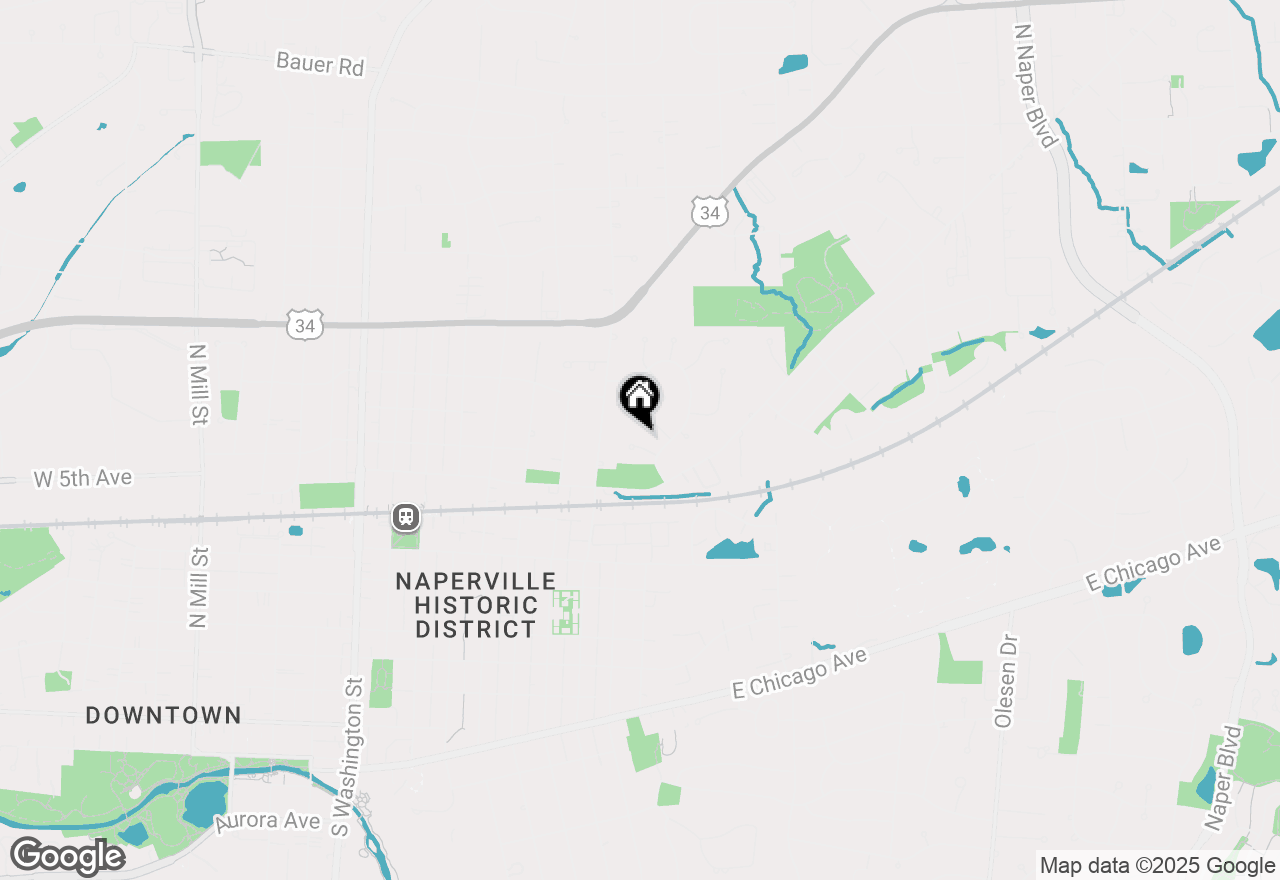 Map of 839 Bellingrath Court, Naperville, IL 60563