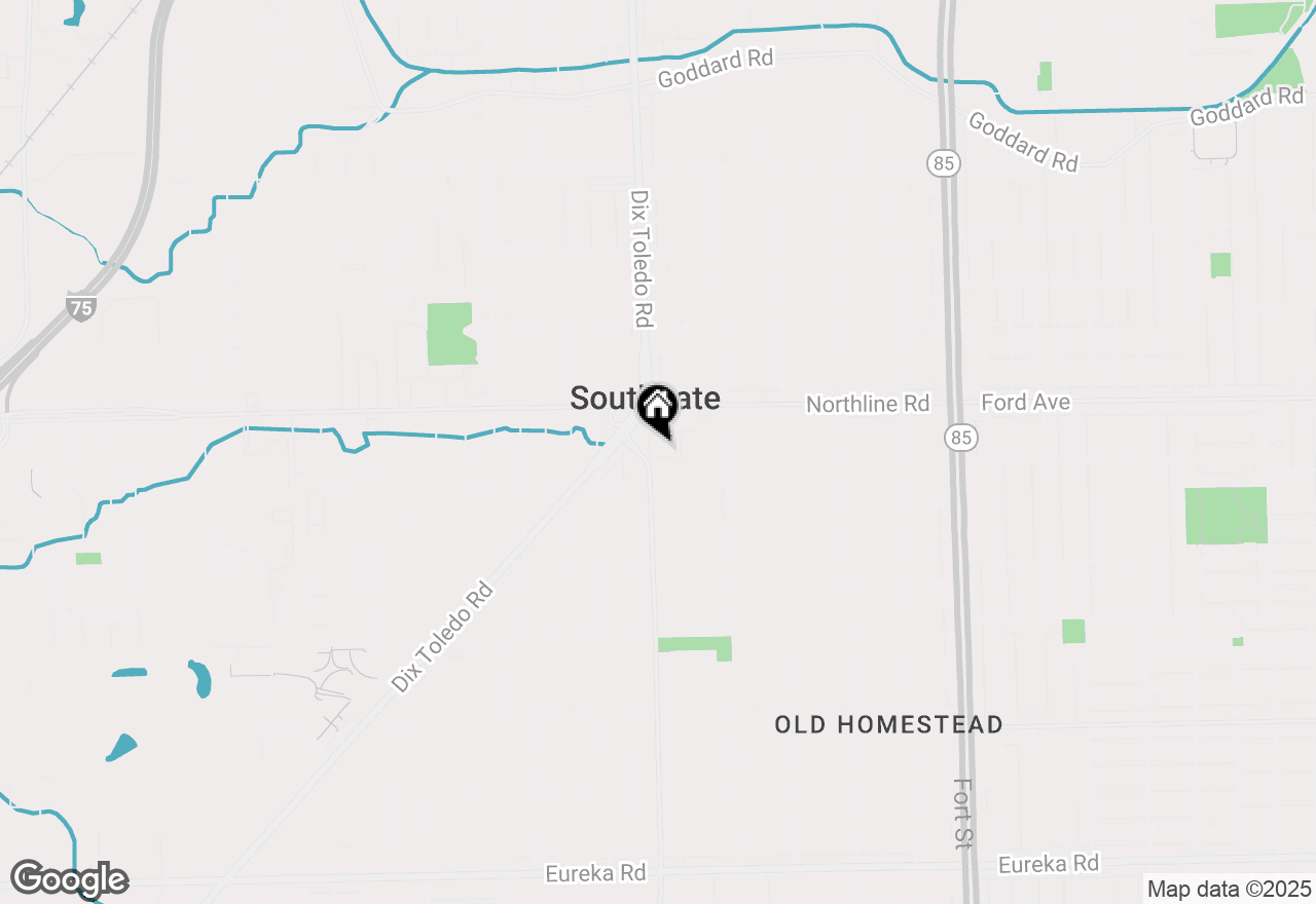 Map of 13155 Trenton Rd Road, Southgate, MI 48195