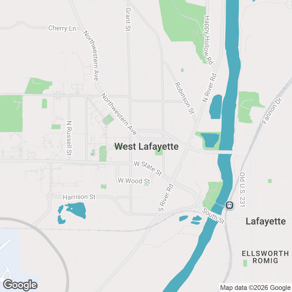 West Lafayette map