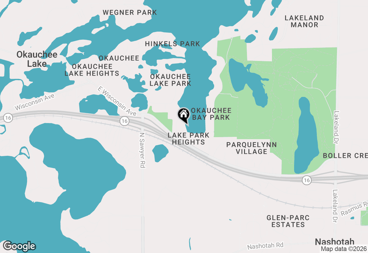 Map of W342N4870 W Lindy Ln, Nashotah, WI 53058