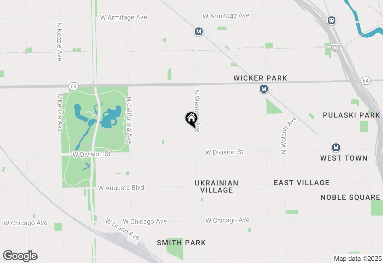 Map of 1313 N Artesian Avenue, Chicago, IL 60622