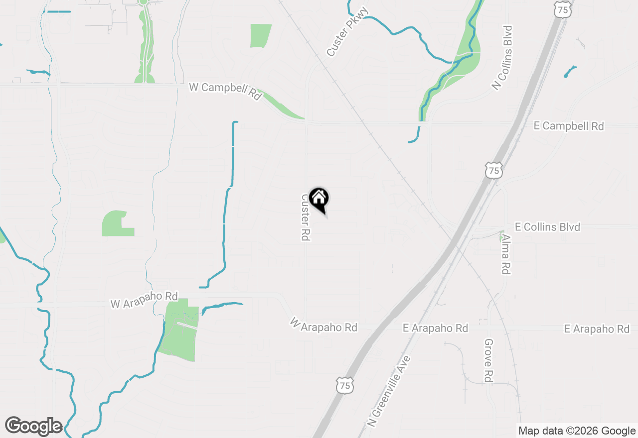 Map of 437 Malden Drive, Richardson, TX 75080