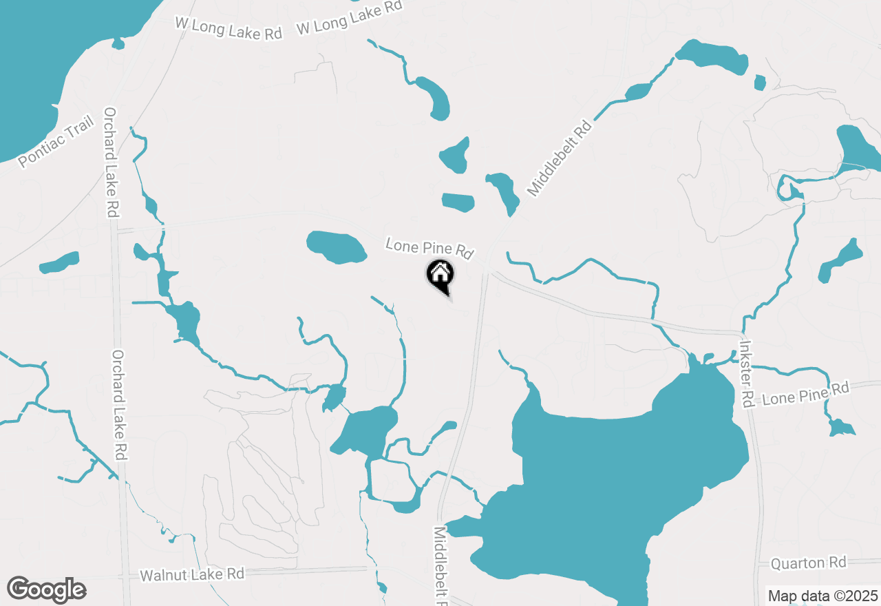 Map of 2971 Woodland Ridge Drive, West Bloomfield, MI 48323
