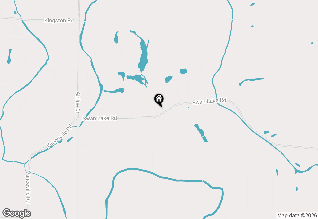 Map of 4938 Swan Lake Road, Bossier City, LA 71111