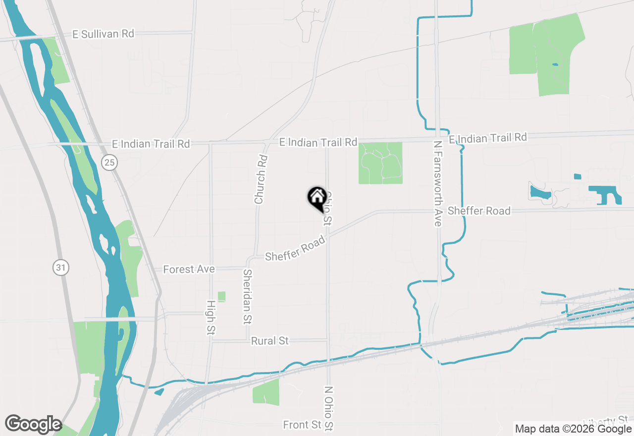 Map of 921 Northfield Drive, Aurora, IL 60505