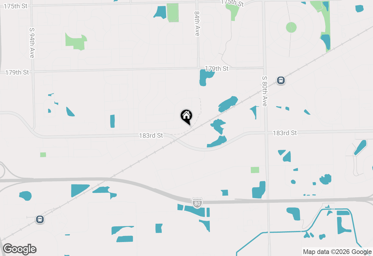 Map of 18251 Kirby Drive #1, Tinley Park, IL 60487