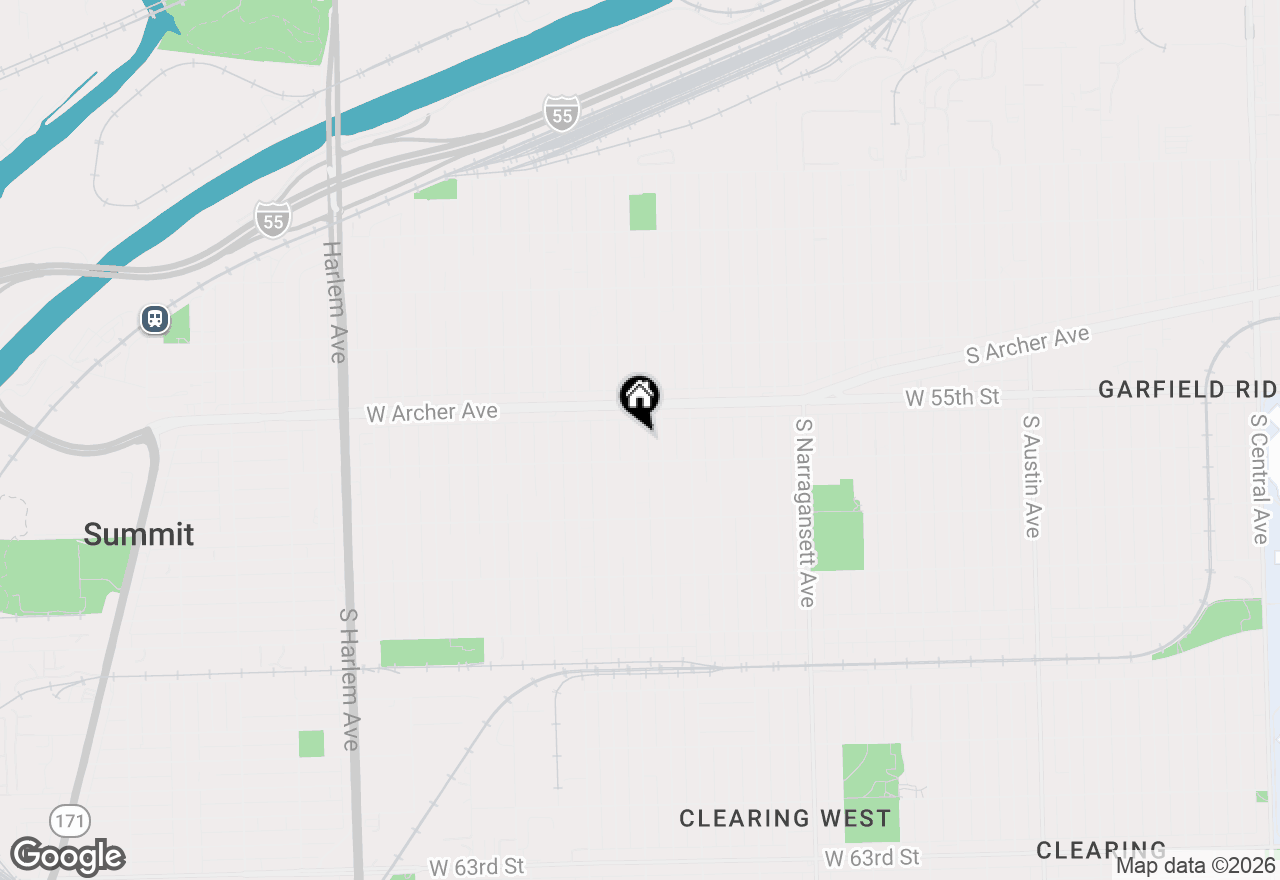 Map of 5537 S Normandy Avenue, Chicago, IL 60638