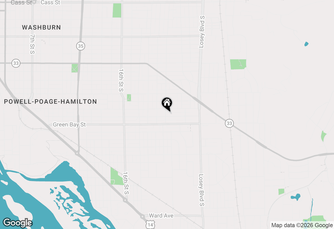 Map of 2101 Redfield St, La Crosse, WI 54601
