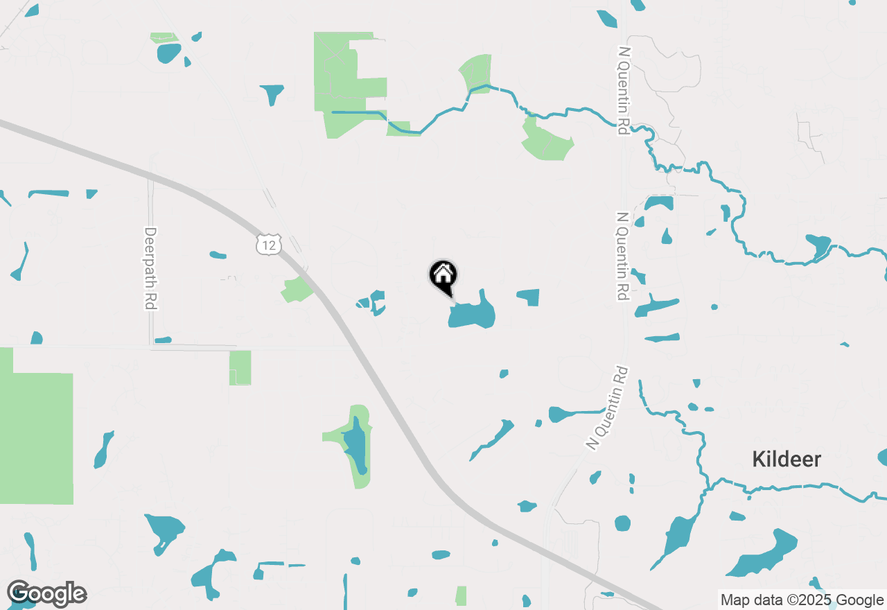 Map of 22356 W Timberlea Lane, Kildeer, IL 60047