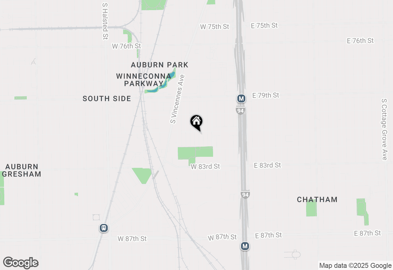 Map of 8107 S Princeton Avenue, Chicago, IL 60620