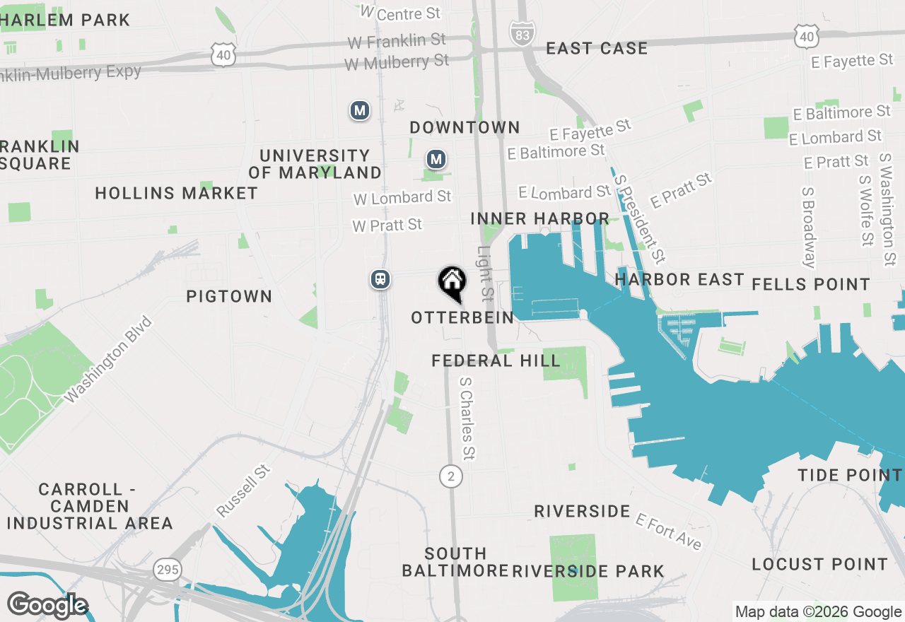 Map of 8 W Lee Street #R69, Baltimore, MD 21201