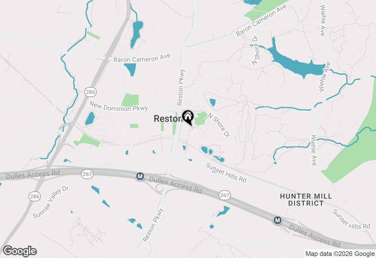 Map of 1851 Stratford Park Place #109, Reston, VA 20190