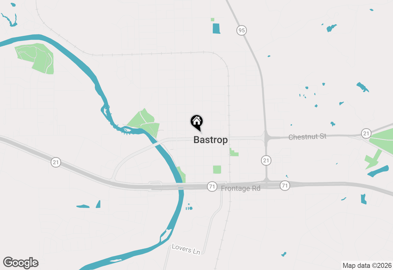 Map of 1005 Pecan St, Bastrop, TX 78602