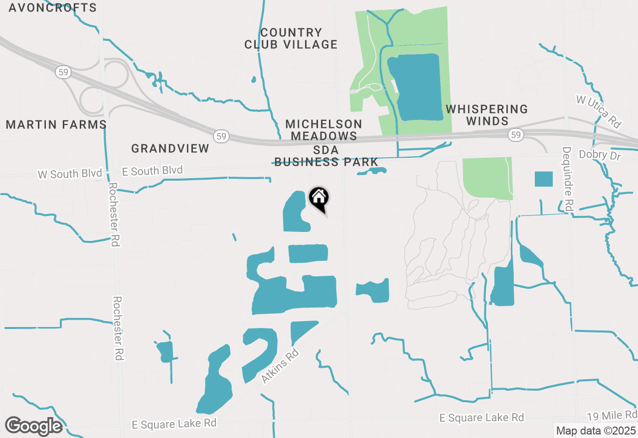 Map of 1939 Chancery Drive, Troy, MI 48085