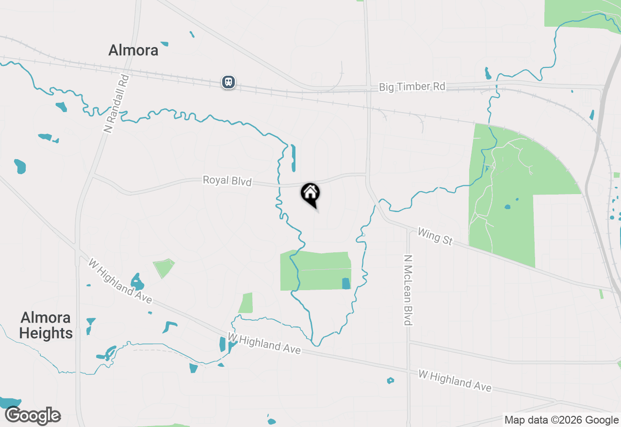 Map of 736 Deborah Avenue, Elgin, IL 60123