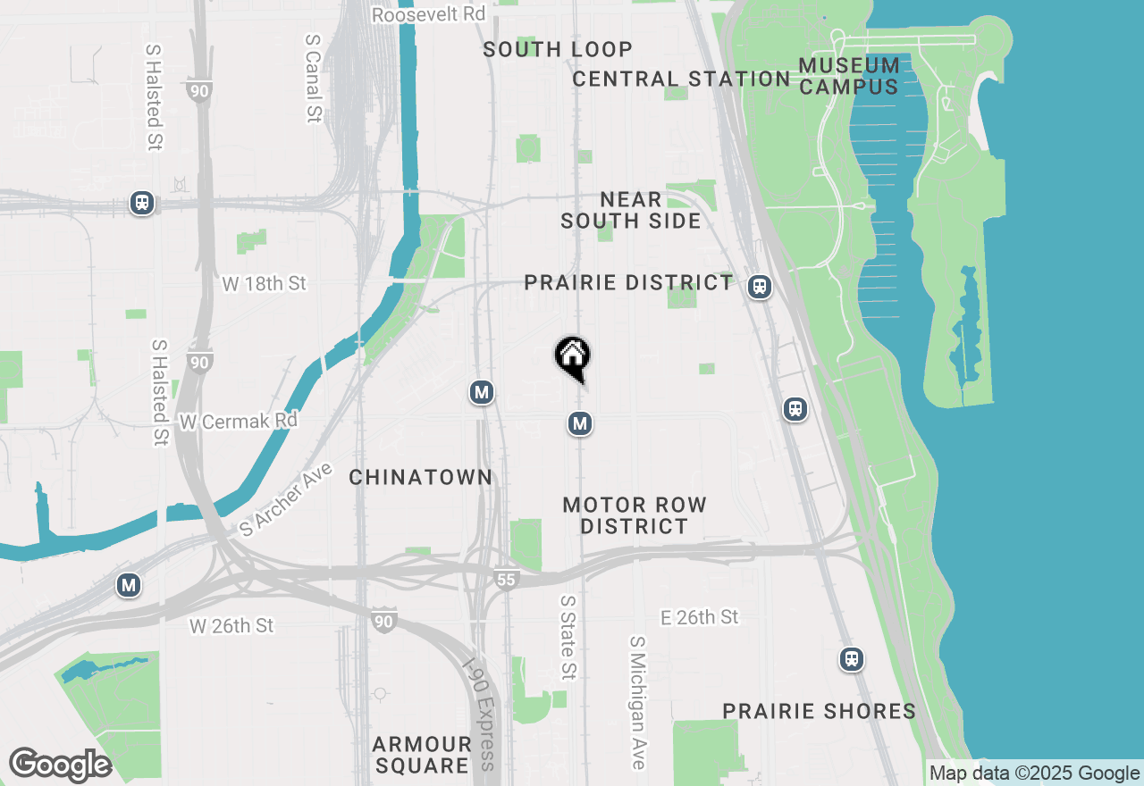 Map of 2113 S State Street #1, Chicago, IL 60616