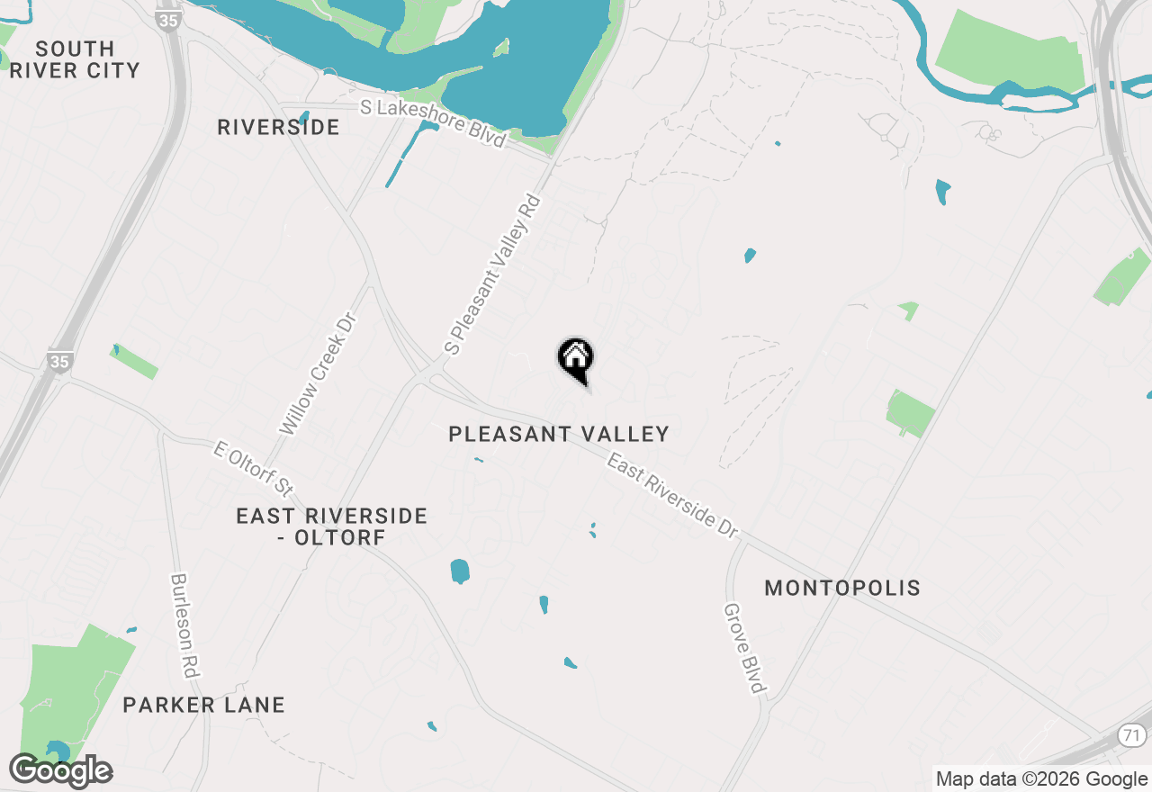 Map of 1705 Crossing Pl #A109, Austin, TX 78741