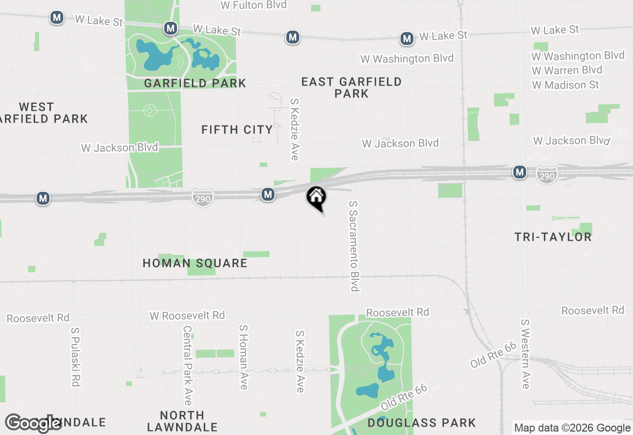 Map of 3119 W Flournoy Street, Chicago, IL 60612