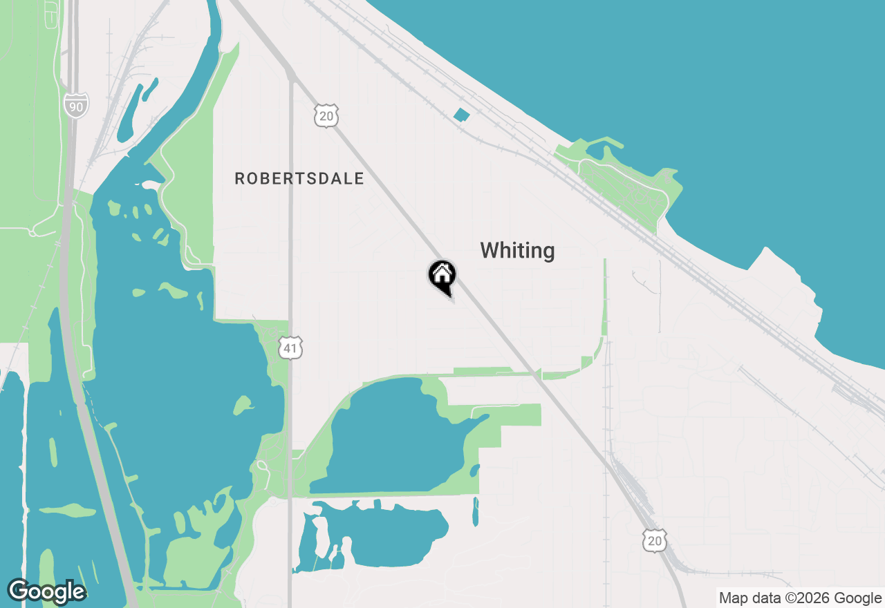 Map of 1218 120th Street, Whiting, IN 46394