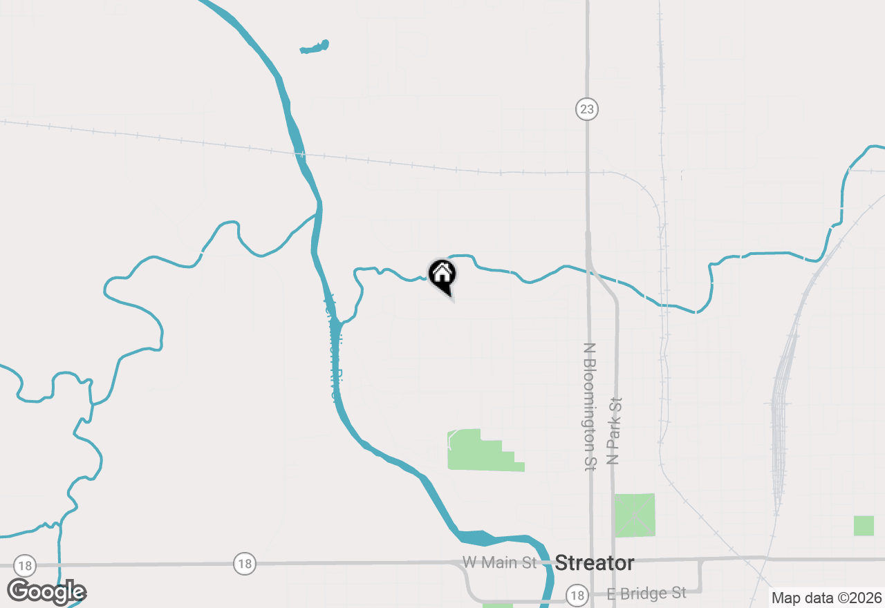 Map of 619 W Bluff Street, Streator, IL 61364