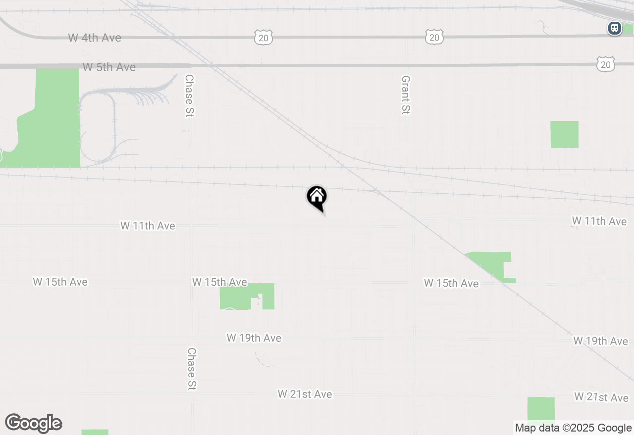 Map of 2221 W 10th Place, Gary, IN 46404