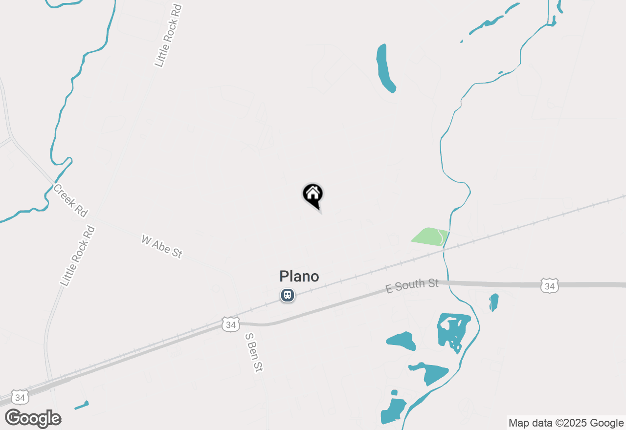 Map of 215 E Lee Street, Plano, IL 60545