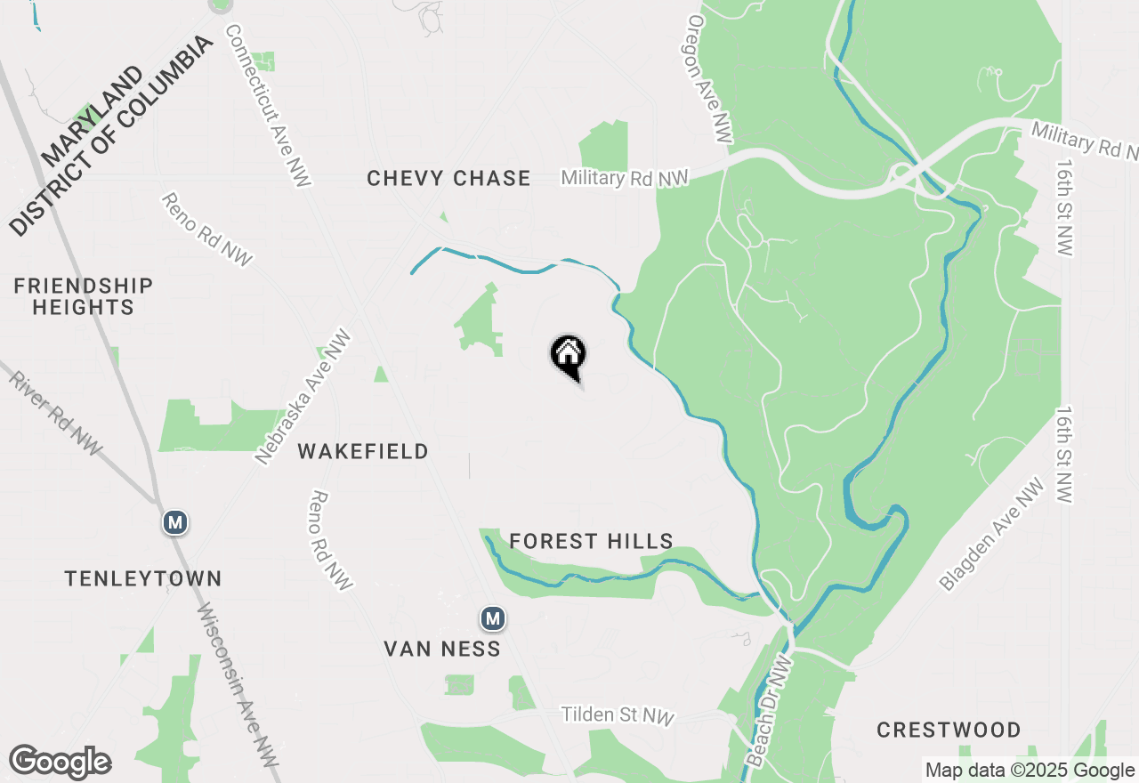 Map of 2934 Ellicott Terrace Nw, Washington, DC 20008