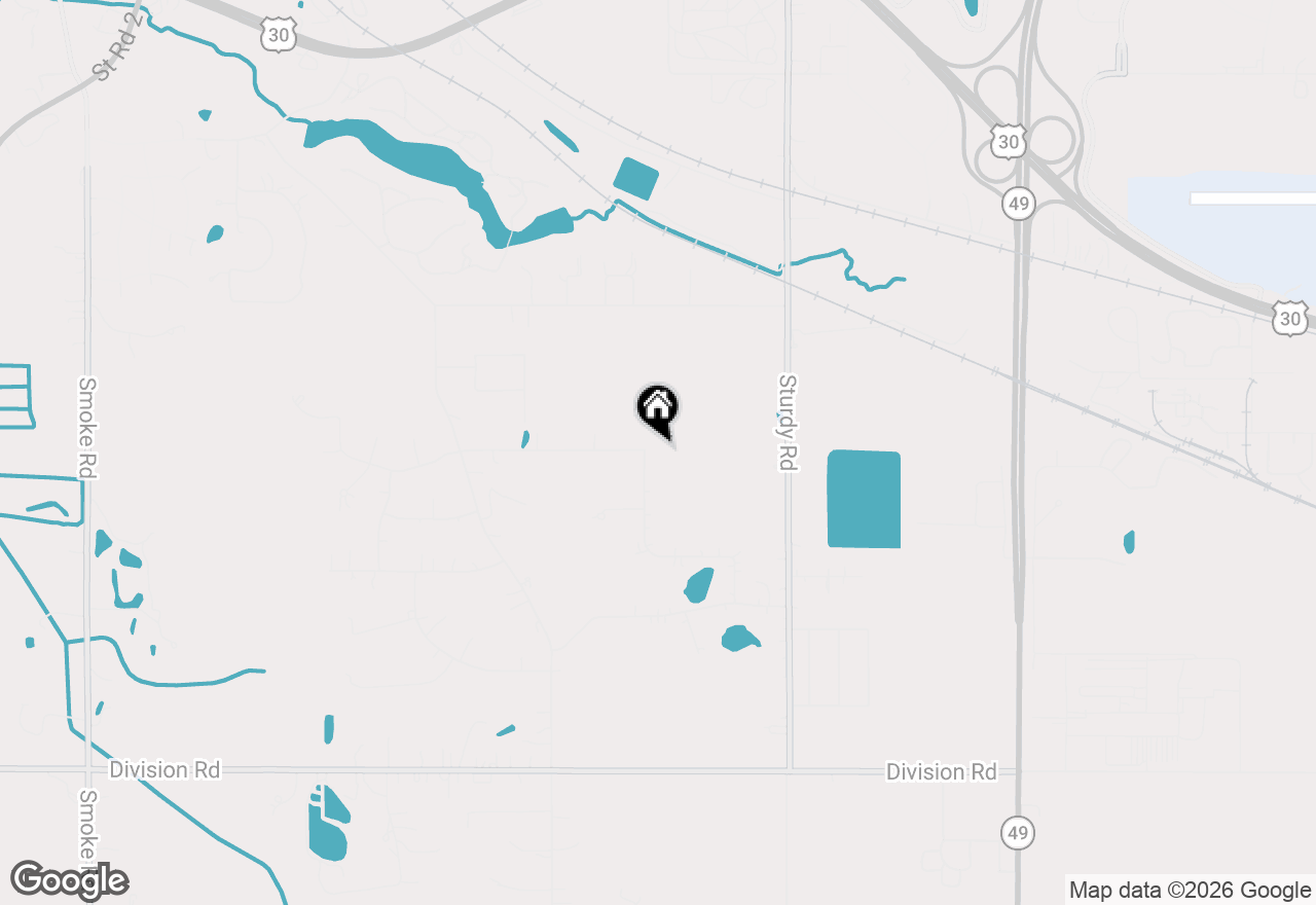 Map of 2651 Woodbine Drive, Valparaiso, IN 46383