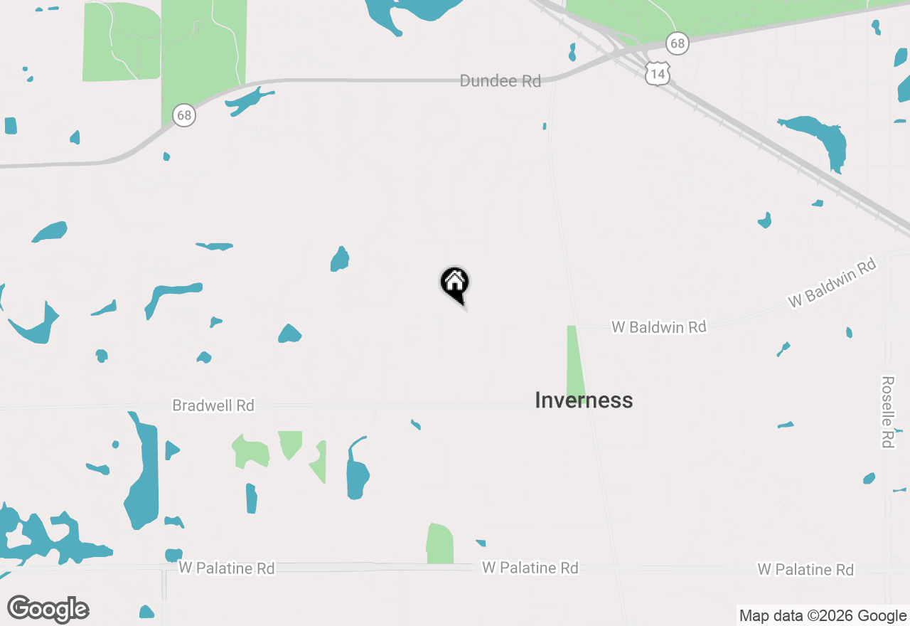 Map of 211 N Haman Road, Inverness, IL 60010