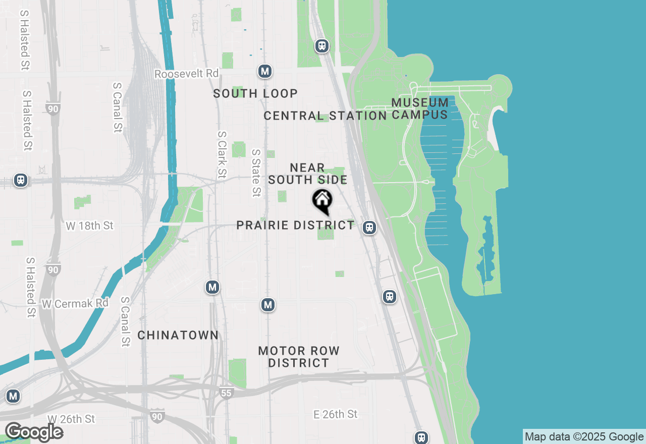 Map of 232 E 18th Street, Chicago, IL 60616
