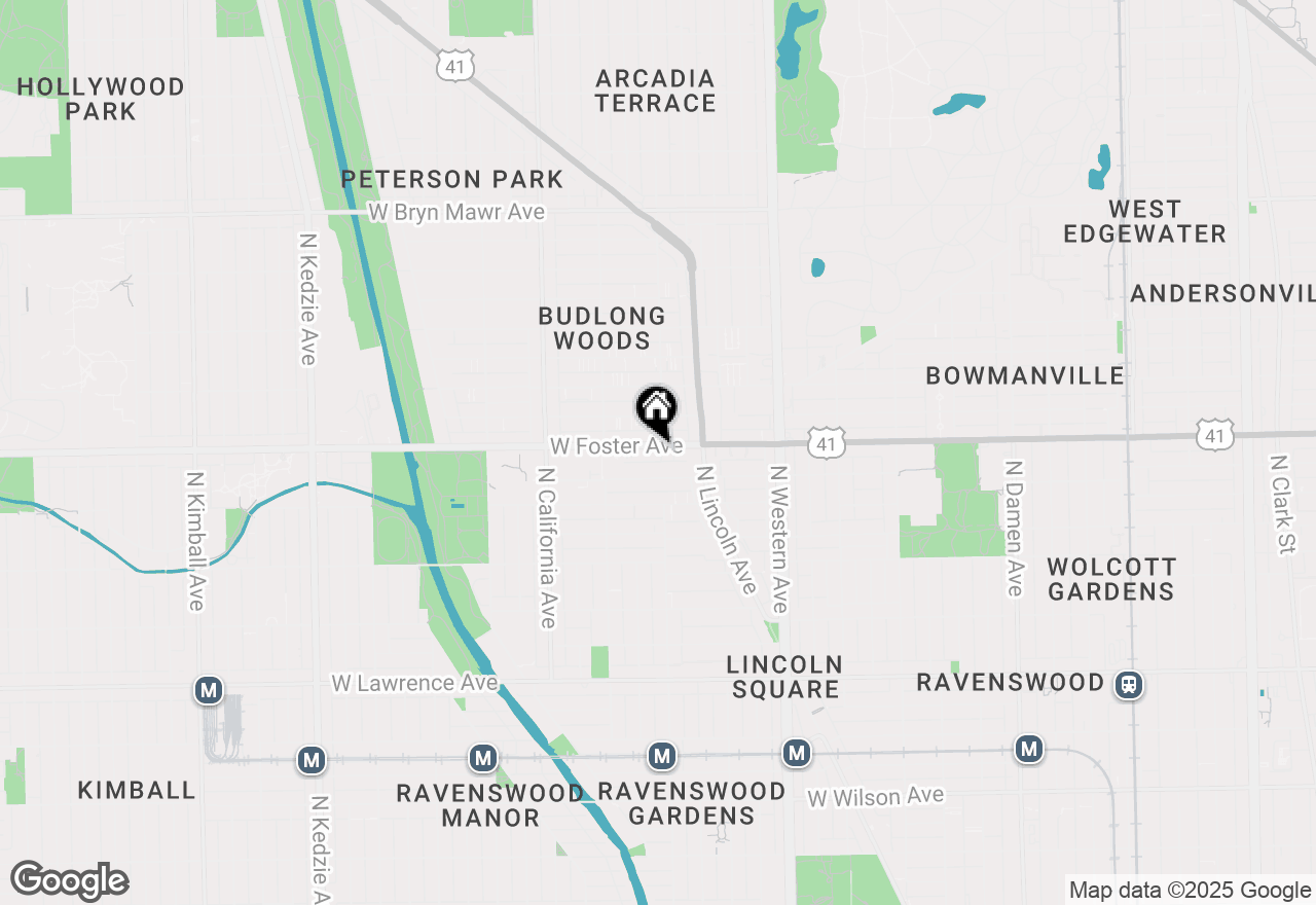 Map of 2601 W Foster Avenue #3S, Chicago, IL 60625