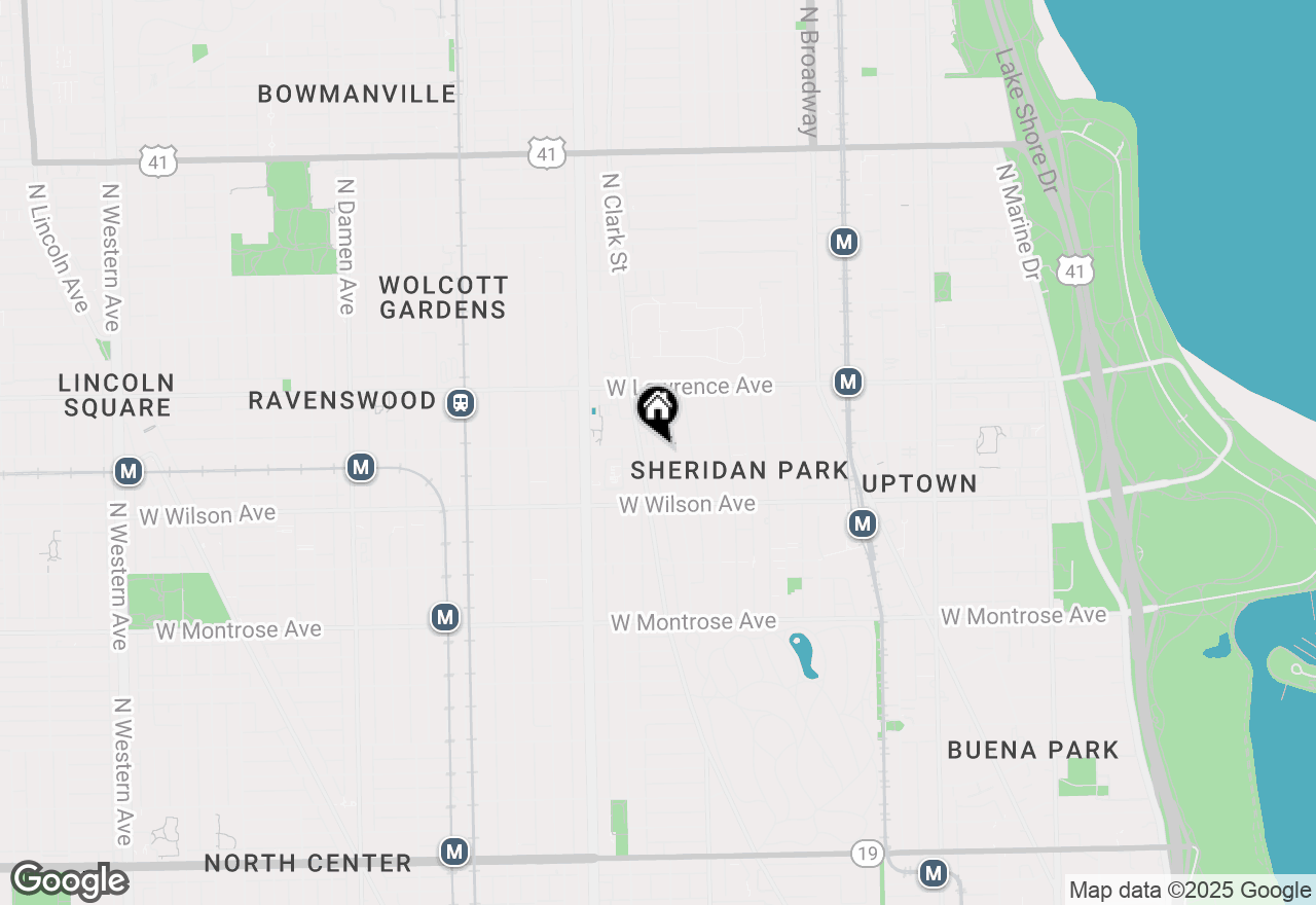 Map of 1459 W Leland Avenue #3, Chicago, IL 60640