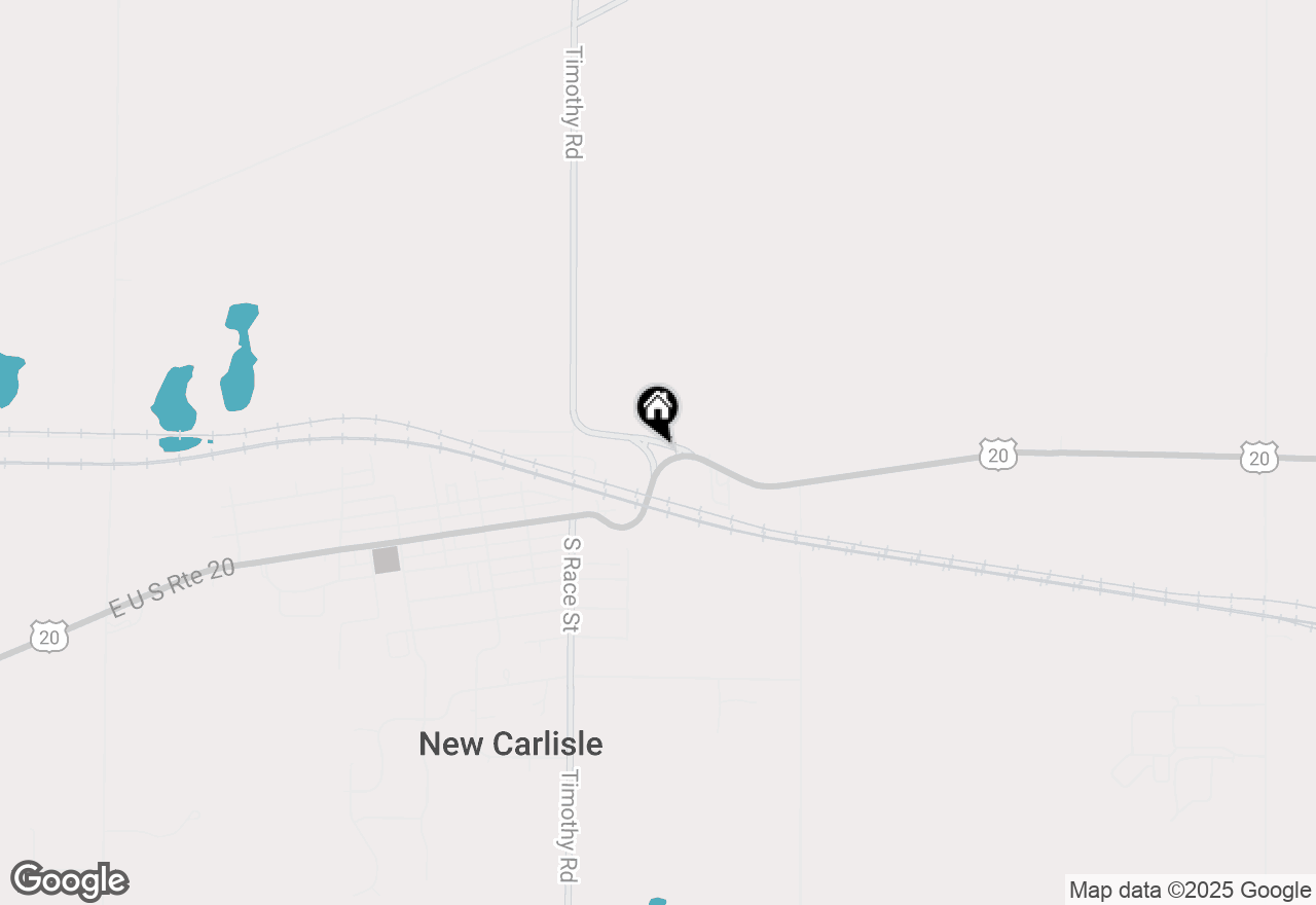 Map of (Address confidential), New Carlisle, Indiana 46552