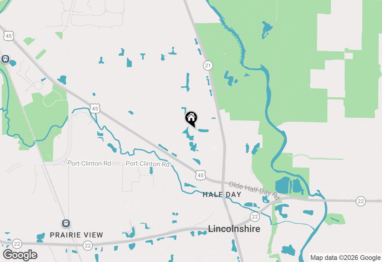 Map of (Address confidential), Vernon Hills, Illinois 60061
