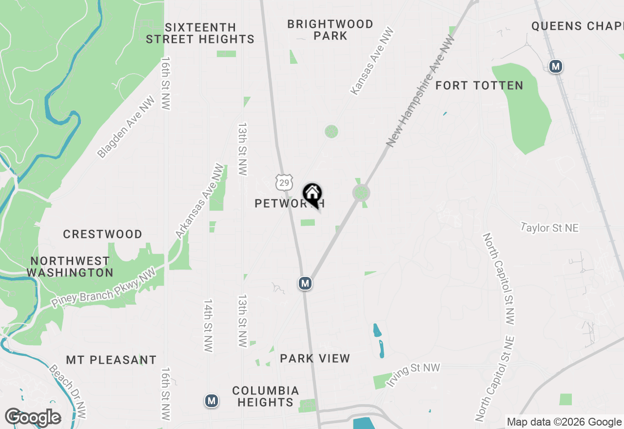 Map of 4126 8th Street Nw #2, Washington, DC 20011