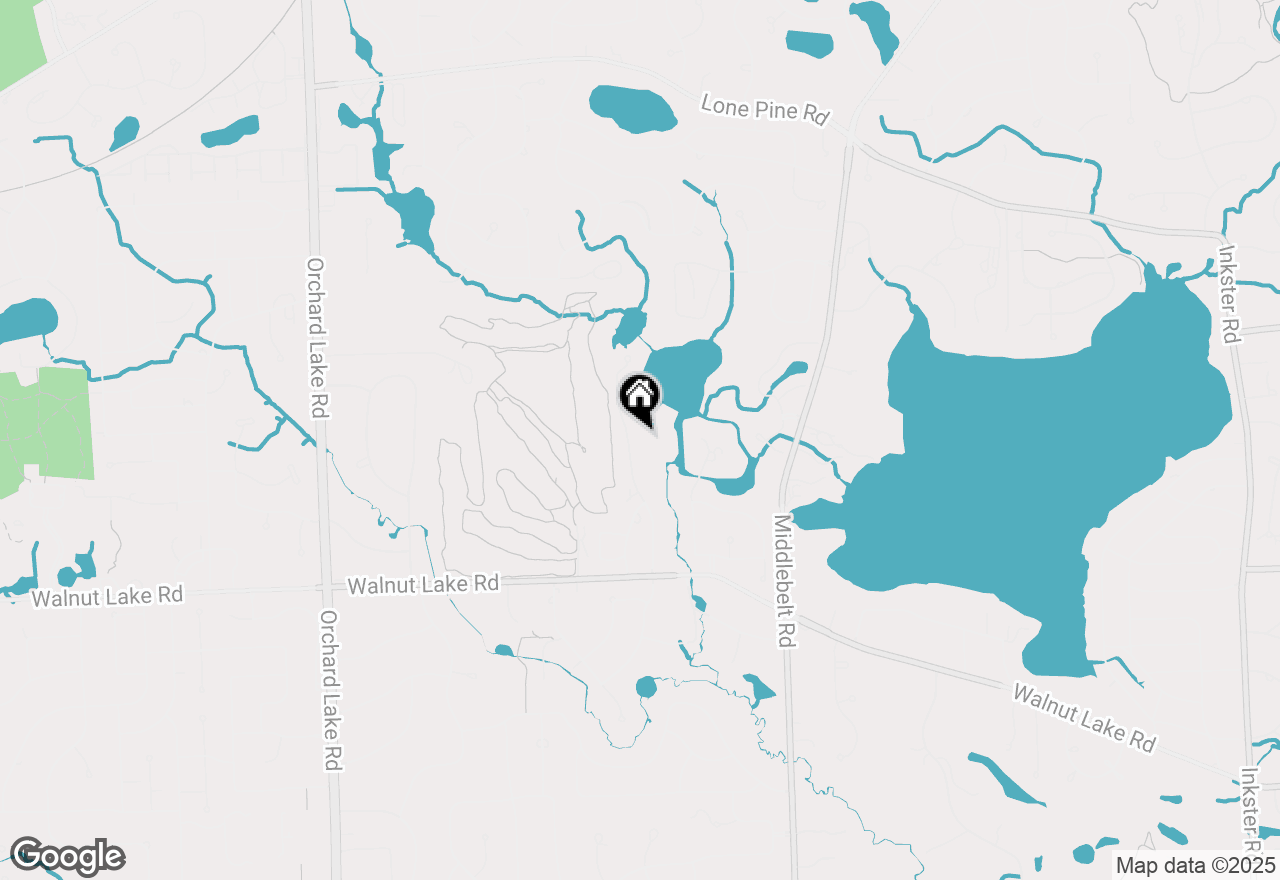Map of 5321 Fairway Lane, West Bloomfield, MI 48323