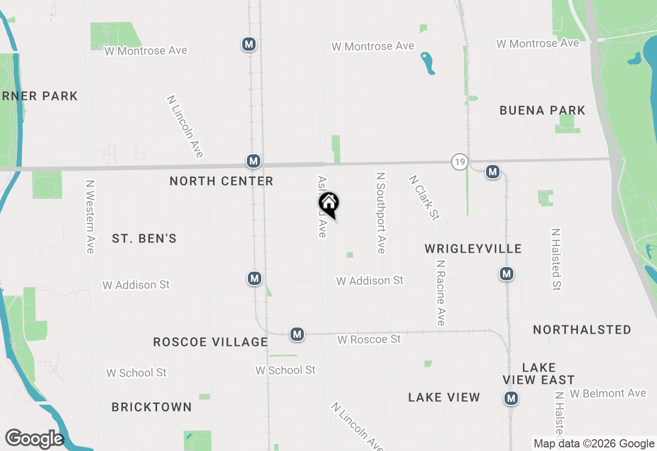 Map of 3759 N Ashland Avenue #2, Chicago, IL 60613