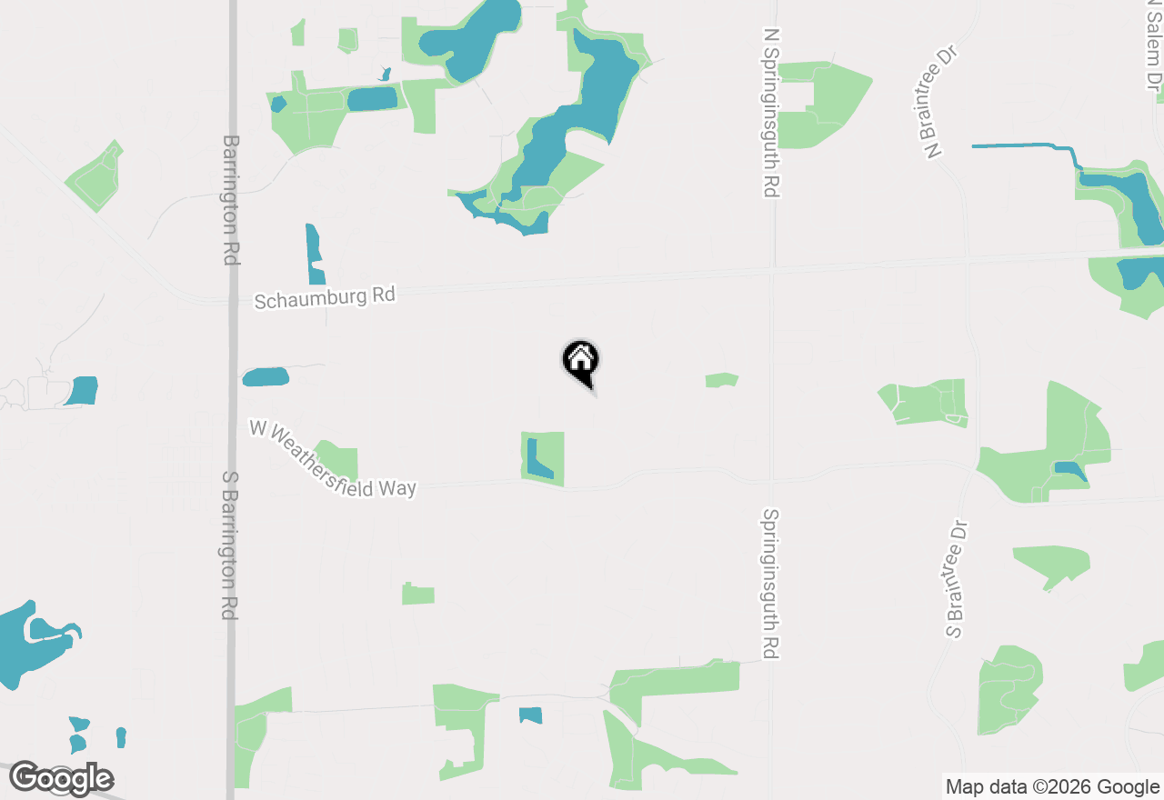 Map of 1927 Warwick Lane, Schaumburg, IL 60193
