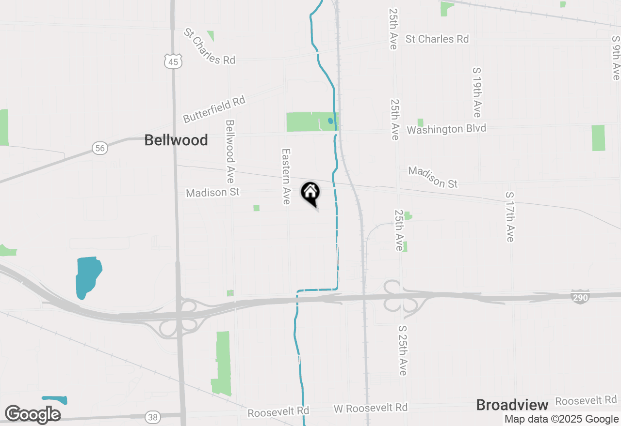 Map of 3109 Wilcox Avenue, Bellwood, IL 60104