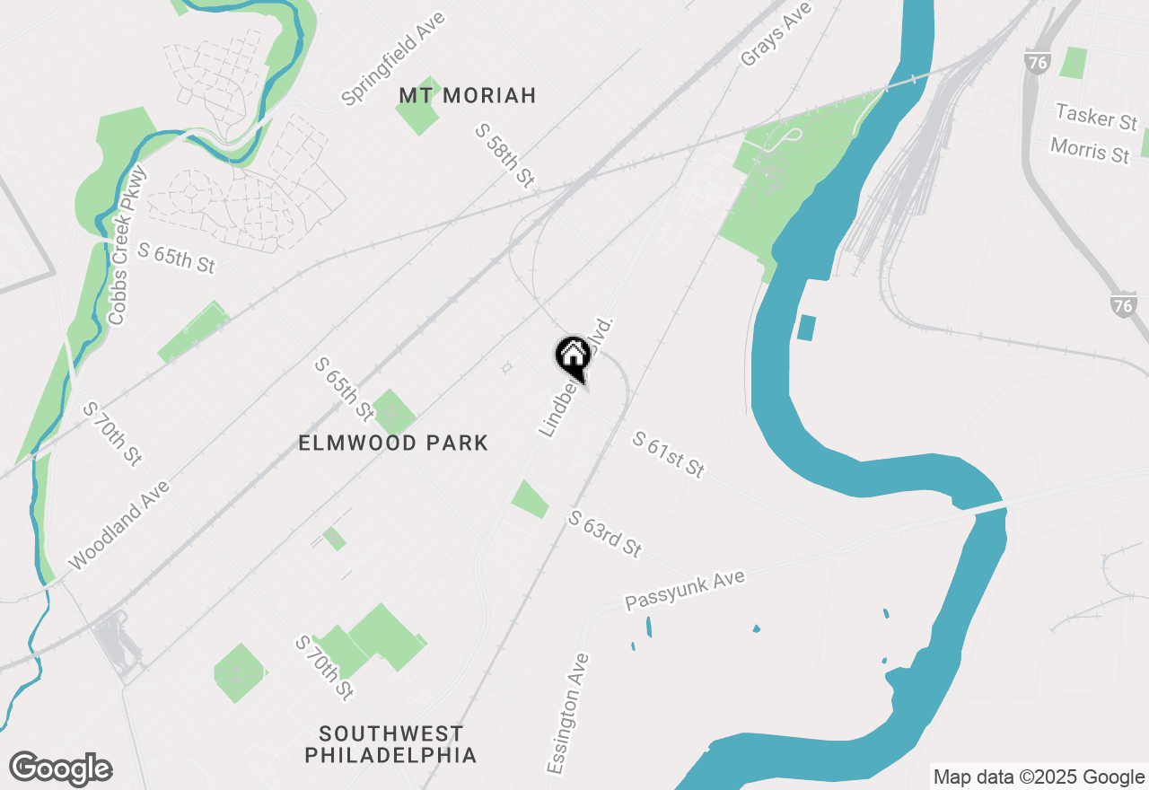 Map of 6044 Lindbergh Boulevard, Philadelphia, PA 19142