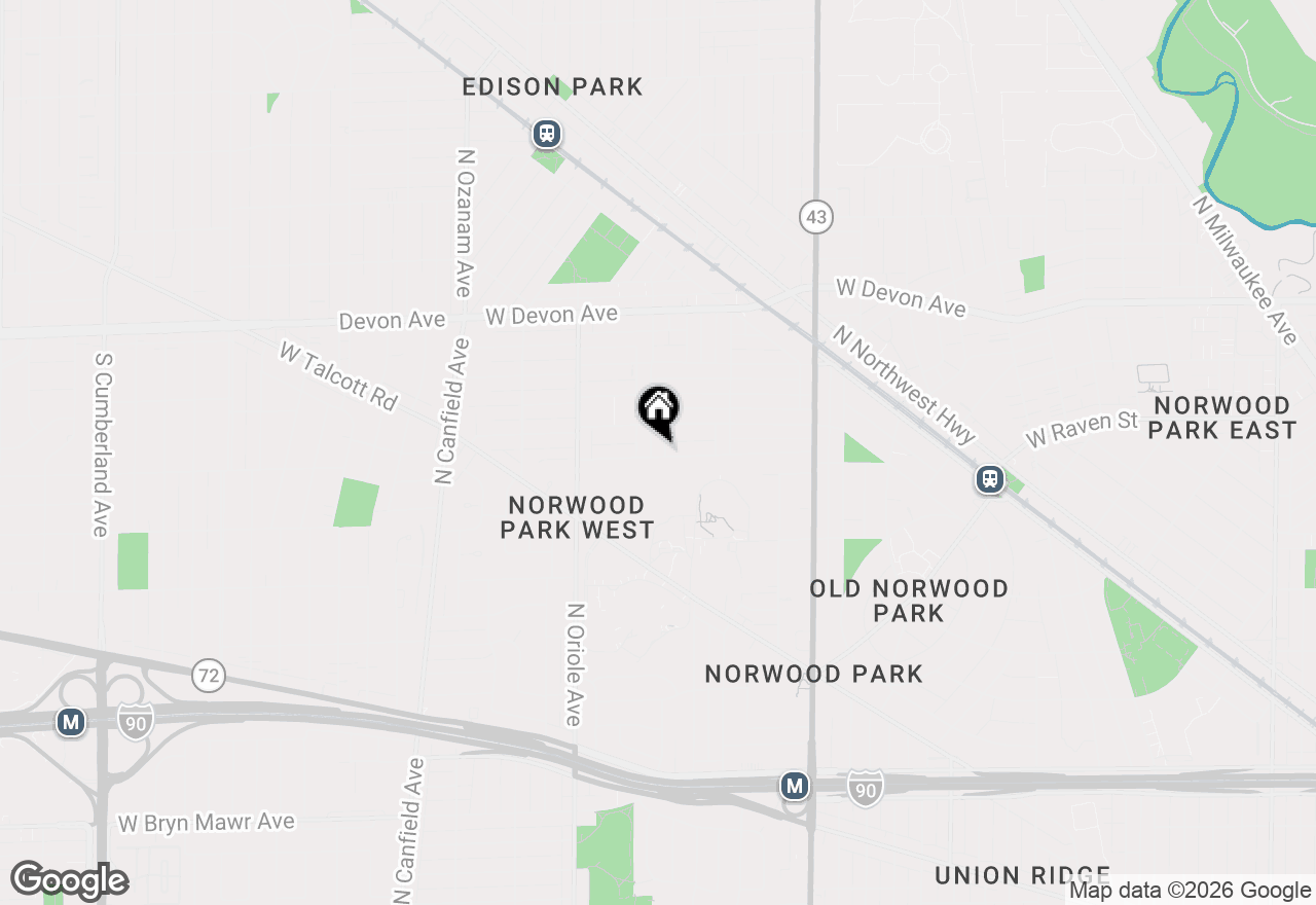 Map of 7440 W Everell Avenue, Chicago, IL 60631