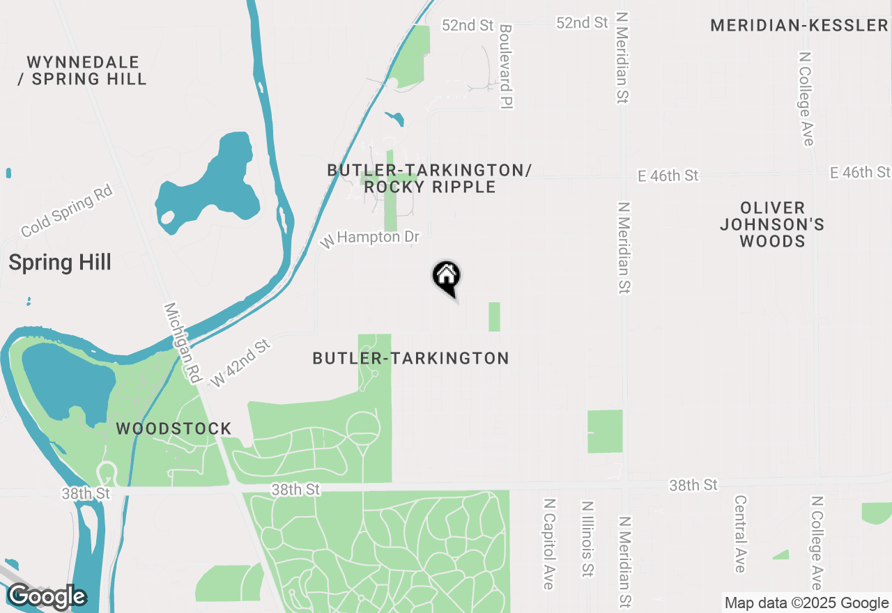 Map of 4244 Rookwood Avenue, Indianapolis, IN 46208